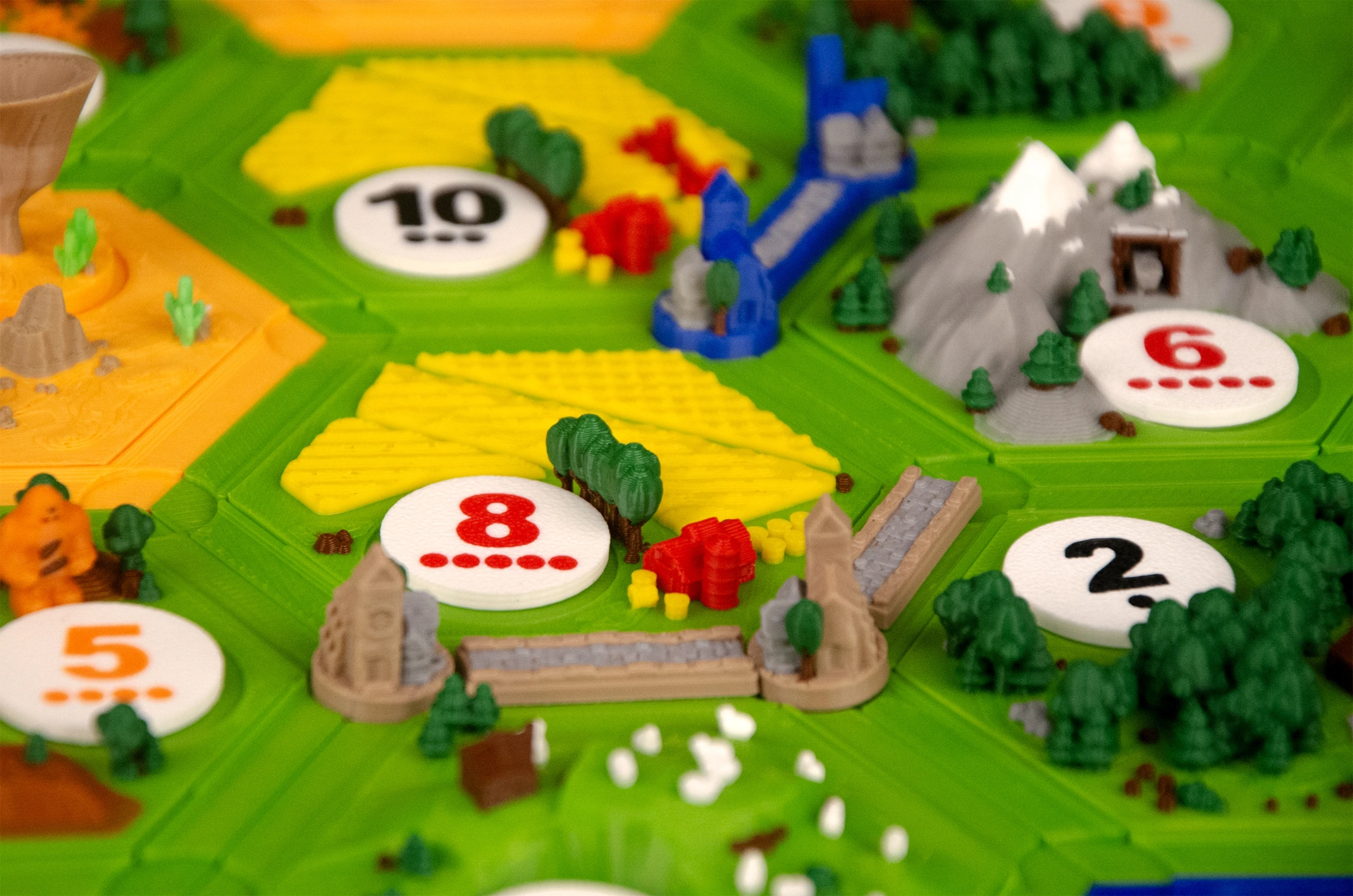 Meadow Green Deluxe 3D Upgrade Set — 3–6 Players — photo 5