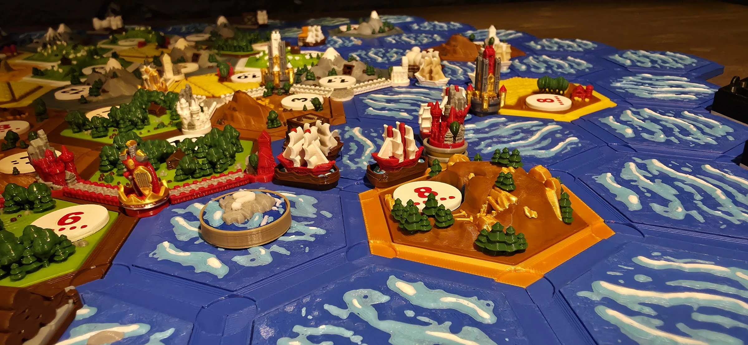 Deluxe Base Game + Seafarers + Cities & Knights 3D Upgrade — 3–6 Players — photo 6